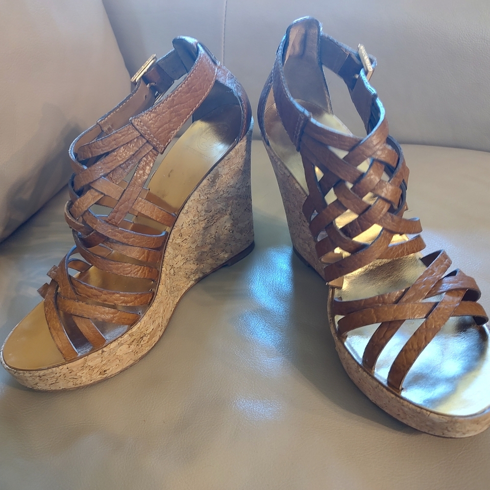 Tory Burch Anamarte Wedge Sandals 9M